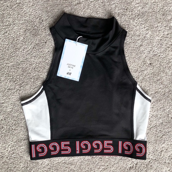 H&M Tops - NWT✨Justine Skye X H&M Cropped Top